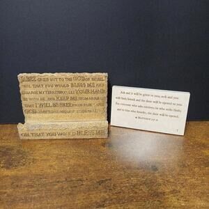 Vintage Zondervan Inspirio Christian Inspiration/ Business Card Holder